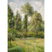 Reproduktion af maleriet Poplars, Éragny - Camille Pissarro