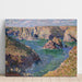 Reproduktion af maleriet af Port-Domois-maleri, Belle-Île - Claude Monet