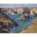 Reproduktion af maleriet af Port-Domois-maleri, Belle-Île - Claude Monet