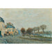 Reproduktion af maleriet Port-Marly før oversvømmelsen - Alfred Sisley