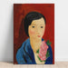 Reproduktion af maleriet Portræt - Moïse Kisling
