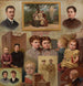 Portrait kollektiv af familien Kalinowski med selvportræt af maleren - Adrian Gbocki — visning af kunstværket