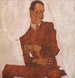 Portrait af Arthur Roessler - Egon Schiele — visning af kunstværket