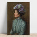 Reproduktion af maleriet Portrait af Elisabeth Sophia Maria (Betsy) Cavalini - Piet Mondrian