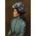 Reproduktion af maleriet Portrait af Elisabeth Sophia Maria (Betsy) Cavalini - Piet Mondrian