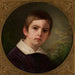 Portrait af barndom af Ferdynand Radziwi - Johannes Samuel Otto — vist i et interiør