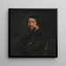 Portrait af en mand - Francesco Hayez — indrammet kunstværk på væggen