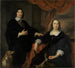Portrait af et ægtepar - Govert Flinck — visning af kunstværket