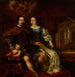 Portrait af et gift par - Jrgen Ovens — visning af kunstværket