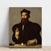 Reproduktion af maleriet Portrait af en gentleman - Raphael