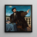 Portrait af en mand - Lorenzo Lotto — indrammet kunstværk på væggen