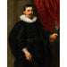 Reproduktion af maleriet Portræt af en mand, sandsynligvis Peter van Hecke - Peter Paul Rubens