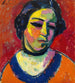 Portrait af en Kvinde - Alexej von Jawlensky — visning af kunstværket