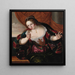 Portrait af en dame - Cornelis de Vos — indrammet kunstværk på væggen