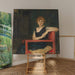 Reproduktion af maleriet Portrait af en dame - Franz von Stuck