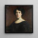 Portrait af en dame med blondekrave - Franz von Stuck — indrammet kunstværk på væggen