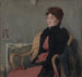 Portrait af en kvinde - Edmond François Aman-Jean — visning af kunstværket