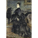 Reproduktion af maleriet Portrait af en kvinde, kaldet fru Georges Hartmann - Pierre-Auguste Renoir