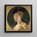 Portraitmaleri af Cécile Sorel 1873-1966, medlem af Comédie-Française i rollen som grevinden i Figaros Bryllup - Louis Édouard Fournier — indrammet kunstværk på væggen