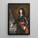 Reproduktion af maleriet af portræt af Charles II, Englands konge af Philippe de Champaigne