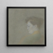 Portrait af Dora Herzberg - Hendrik Godfried Icke — indrammet kunstværk på væggen