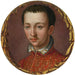 Portrait af Francesco I de Médicis - Alessandro Allori — vist i et interiør