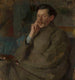 Portrait af Franciszek Mczyski 1874-1947, arkitekt - Olga Boznanska — visning af kunstværket