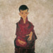 Portrait af Herbert Reiner - Egon Schiele — visning af kunstværket