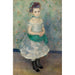 Reproduktion af maleriet Portrait af Jeanne Durand-Ruel - Pierre-Auguste Renoir