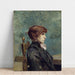 Reproduktion af maleriet Portrait af Jeanne Wenz - Henri de Toulouse-Lautrec