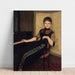 Reproduktion af maleriet Portrait af Jonkvrouwe Maria Francisca Louisa Dommer van Poldersveldt - Fernand Khnopff