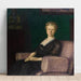 Reproduktion af maleriet Portrætmaleri af Luise Bestehorn - Franz von Stuck