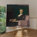 Reproduktion af maleriet Portrætmaleri af Luise Bestehorn - Franz von Stuck