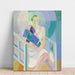 Reproduktion af maleriet Portrait af Madame Heim (1926-1927) - Robert Delaunay