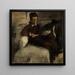 Portrait af Madame Jeantaud - Edgar Degas — indrammet kunstværk på væggen