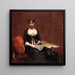 Portrait af Madame Léon Maître - Henri Fantin-Latour — indrammet kunstværk på væggen