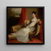Portrait af Maria Vicenta Sols Lasso de la Vega, hertuginde af Fernán Núñez - John James Masquerier — indrammet kunstværk på væggen