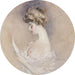Portrait af Marthe Letellier født Fourton - Paul César Helleu — vist i et interiør