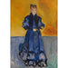 Reproduktion af maleriet Portrait de Mme Förster-Nietzsche - Edvard Munch