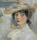 Portrait af Natalia Goncharova - Michael Larionov — visning af kunstværket