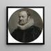 Portrait af Nicolas Rockox - Anthony van Dyck — indrammet kunstværk på væggen