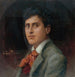 Portrait af Ren Alexandre 1885-1946, medlem af Comédie-Française i rollen som Tascheron de La Brebis perdue - Louis Douard Fournier — visning af kunstværket