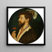 Portrait af Simon George de Cornouailles - Hans Holbein den Yngre — vægpræsentation af kunstværket