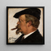 Portrait af Vilhelm Rosenstand - Peder Severin Krøyer — indrammet kunstværk på væggen