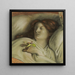 Portrait af convalescent af Emma Madox Brown - Ford Madox Brown — indrammet kunstværk på væggen