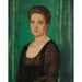 Reproduktion af maleriet Portræt af kvinde (Martha Butzer) - Franz von Stuck