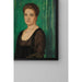 Reproduktion af maleriet Portræt af kvinde (Martha Butzer) - Franz von Stuck