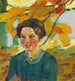 Portræt af ung pige - Leo Putz — visning af kunstværket