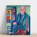 Reproduktion af maleriet Portrait af Dr. Carl Hagemann - Ernst Ludwig Kirchner