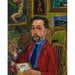 Reproduktion af maleriet Portraitmaleri af poeten Joachim Gasquet - Raoul Dufy